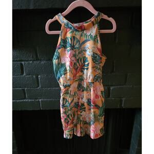 Girl's Besserbay Tropical sleevless Romper 120 (6-7)